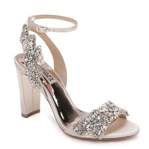 Badgley Mischka (Libby Crystal Embellished Evening Shoe)